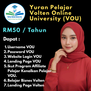 Yuran Tahunan Pelajar Volten Online University (VOU)